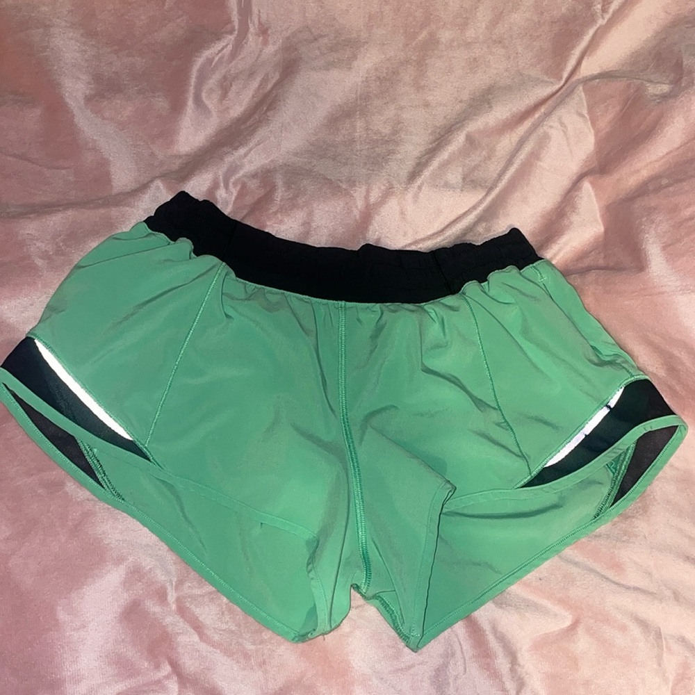 neon green lululemon hotty hots